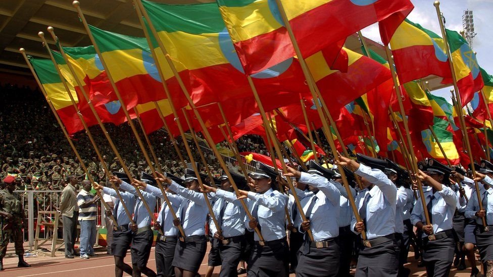 Warna bendera Ethiopia