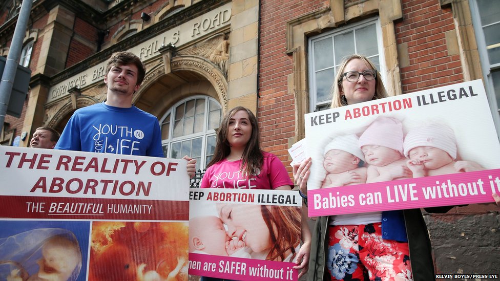 Протестующие против абортов