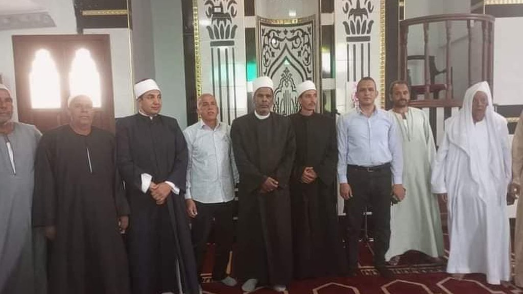 افتتاح مسجد عزبة شنودة