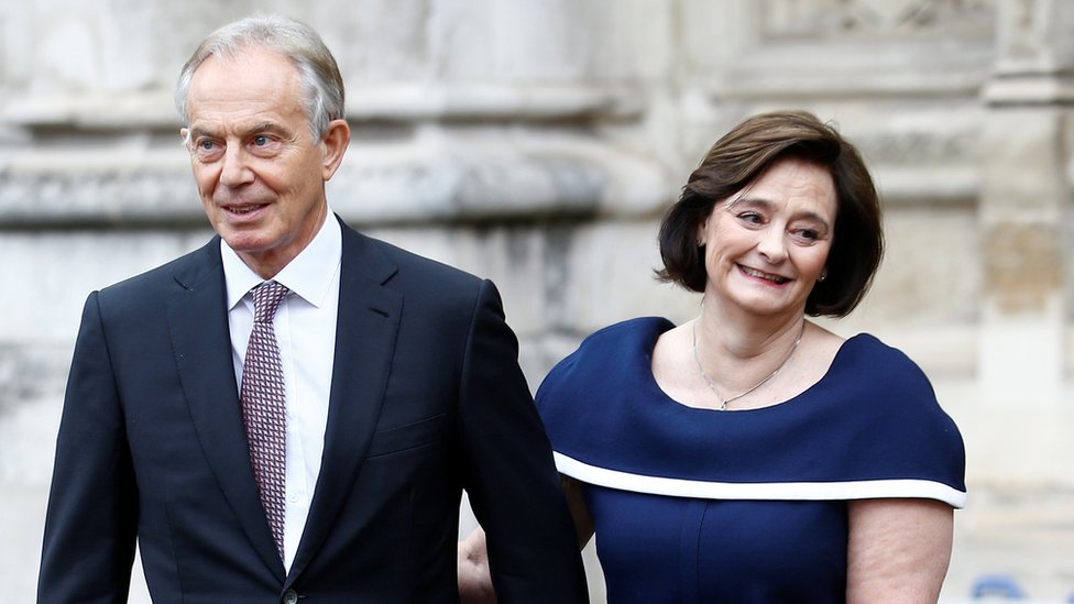 Tony and Cherie Blair in 2020