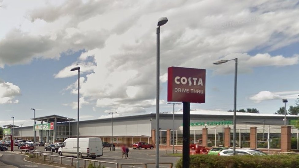 Man, 70, injured in Dumfries Homebase car park row BBC News