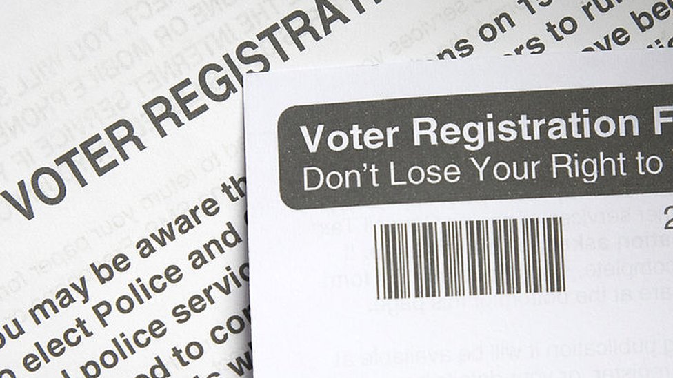 Регистрационная форма избирателя