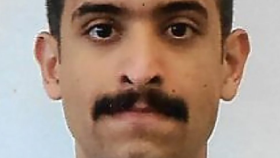 A photo of Mohammed Alshamrani provided by the FBI