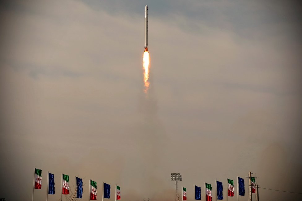 Un cohete iraní