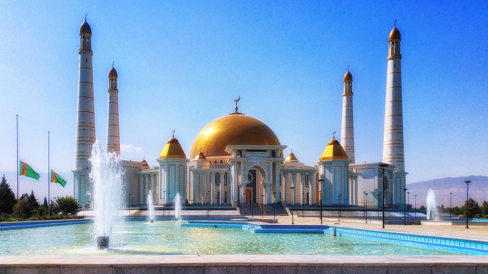 Turkmenbashi Ruhy Mosque in Ashgabad