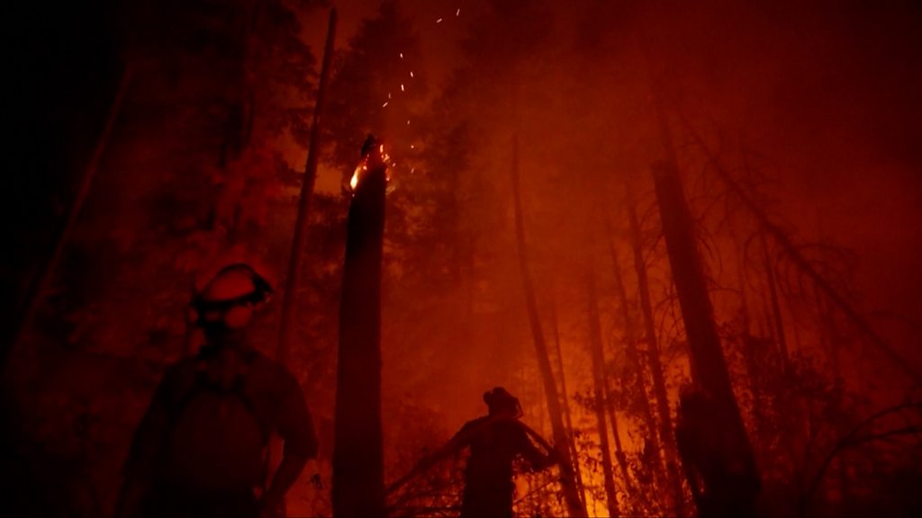 Canada wildfire: Yellowknife evacuees turned away from full flights