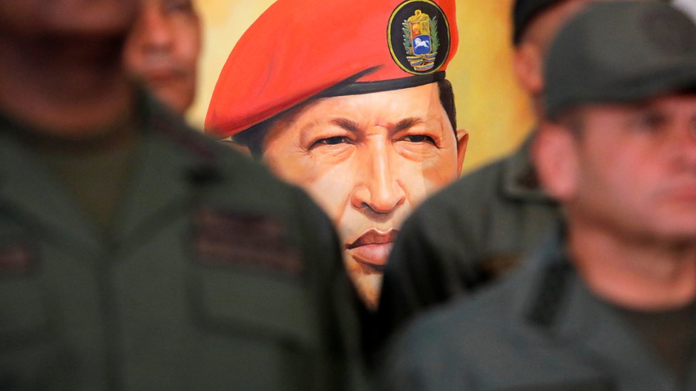 Mural de Hugo Chávez NO USAR / BBC 