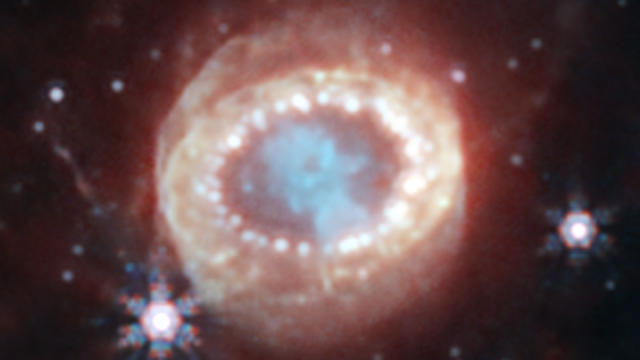 An image showing the central ring of SN1987A