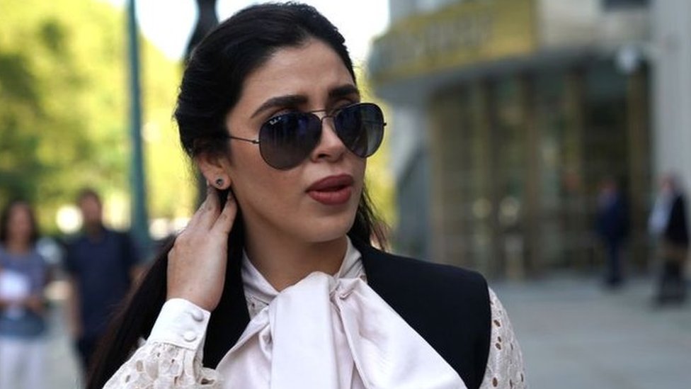 Emma Coronel: Wife of kingpin El Chapo sentenced to three years - BBC News