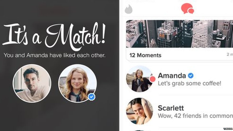 Tinder Gives Celebrities Blue Tick To Prove Theyre Real Bbc News 