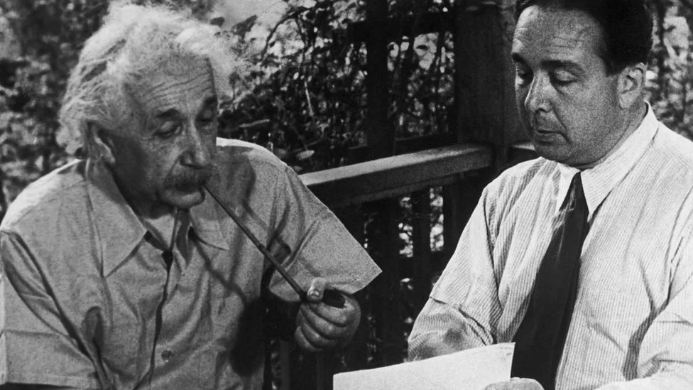 Albert Einstein y Leo Szilard