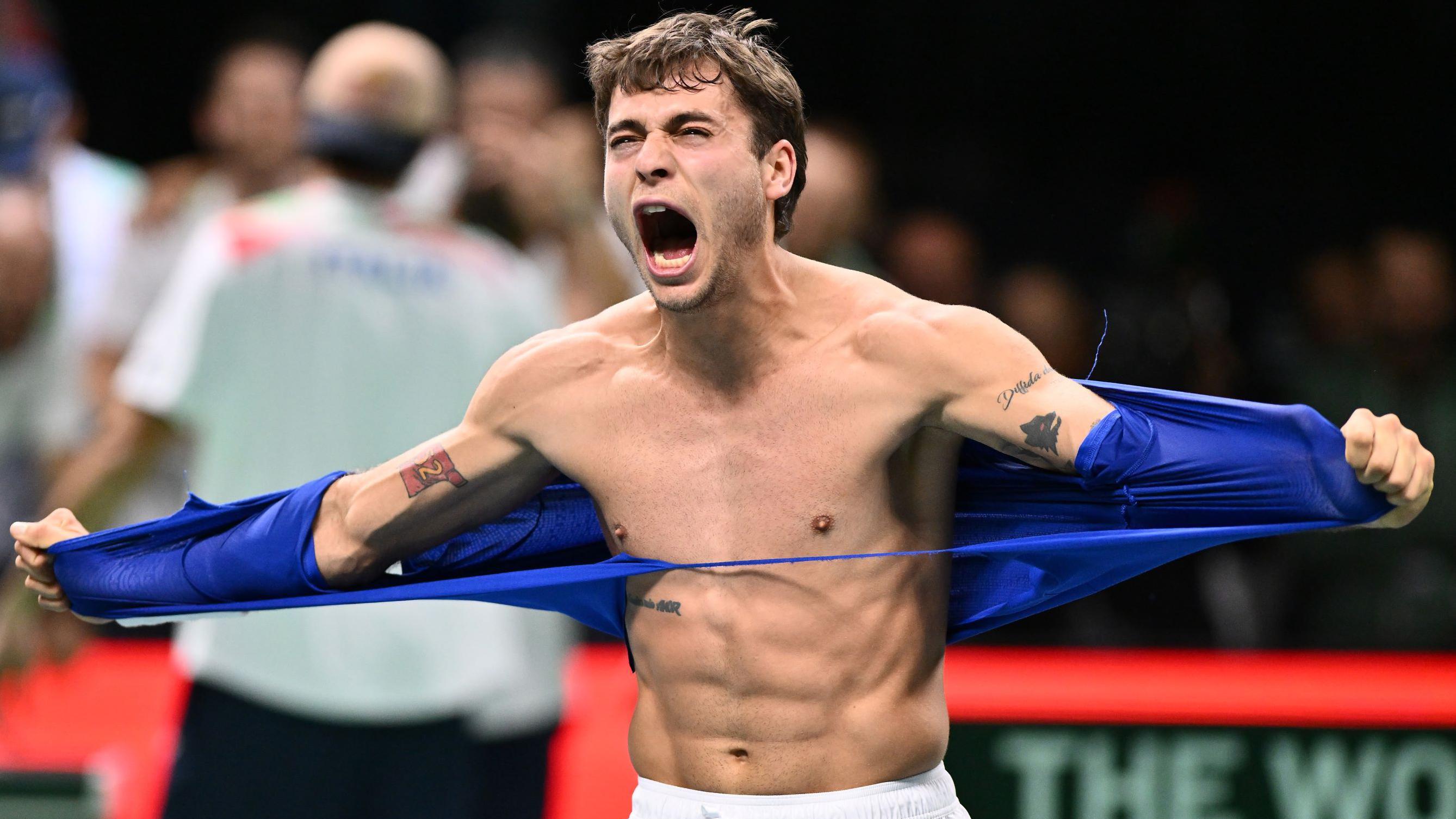 Davis Cup Finals: Italy reach final after Flavio Cobolli wins 32-point  tie-break - BBC Sport