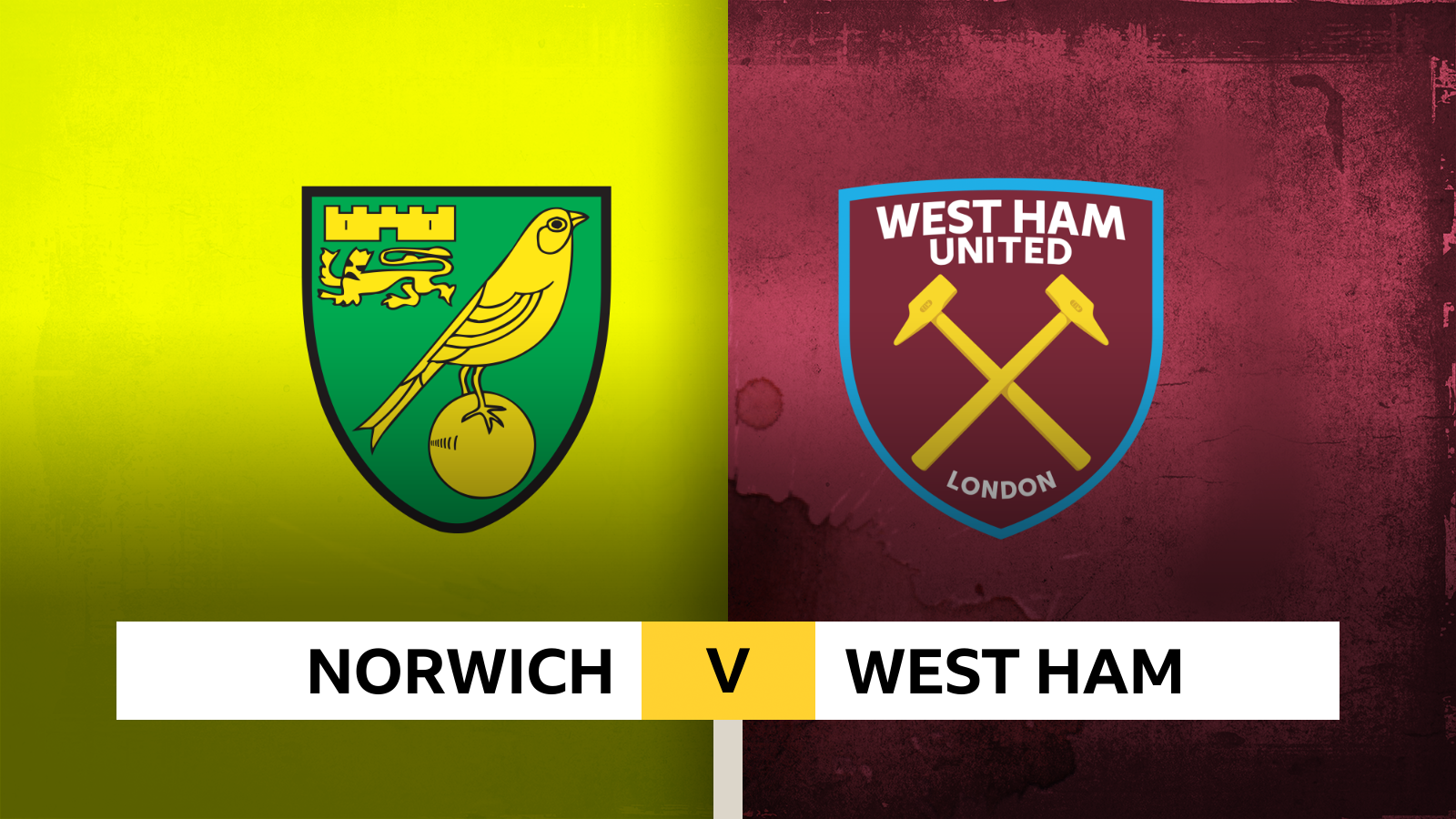 Follow Norwich v West Ham live
