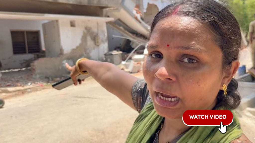 'મારું આખું મકાન જાય છે', ઘરો તૂટતાં મહિલાઓએ રડતાં રડતાં શું કહ્યું?