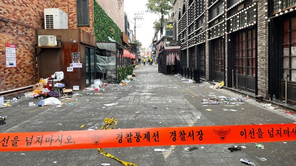 Itaewon crush: S Korea police admit response was inadequate