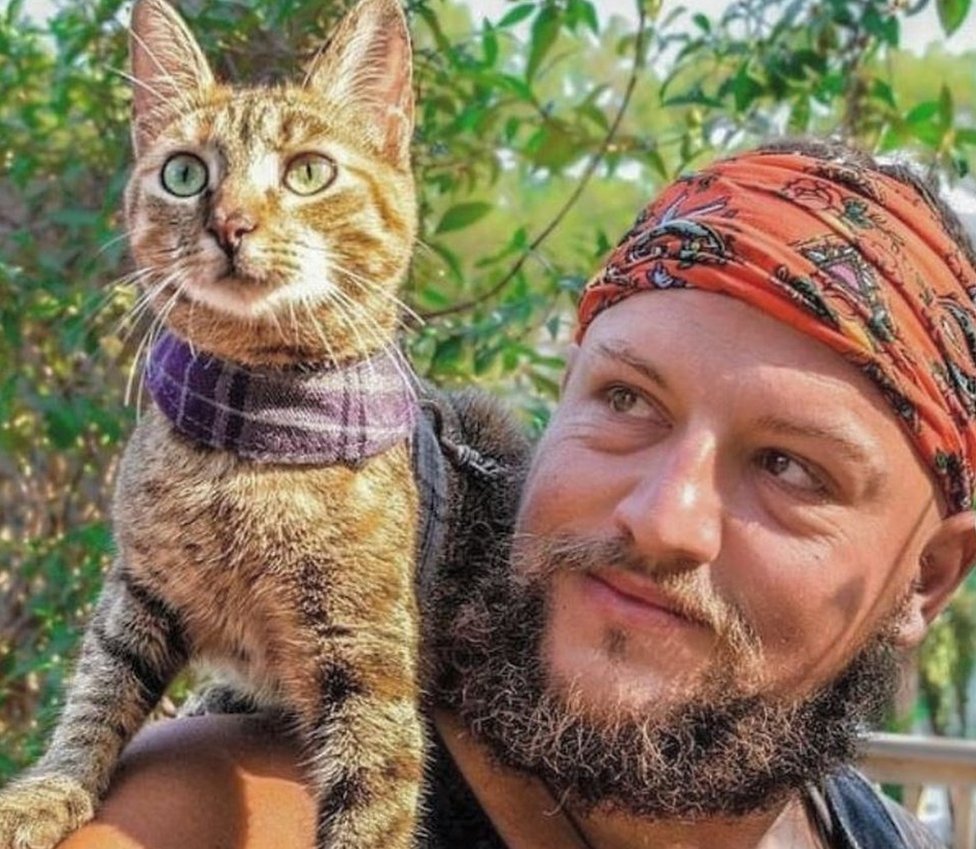 Dean Nicholson made an instant connection with Nala the cat