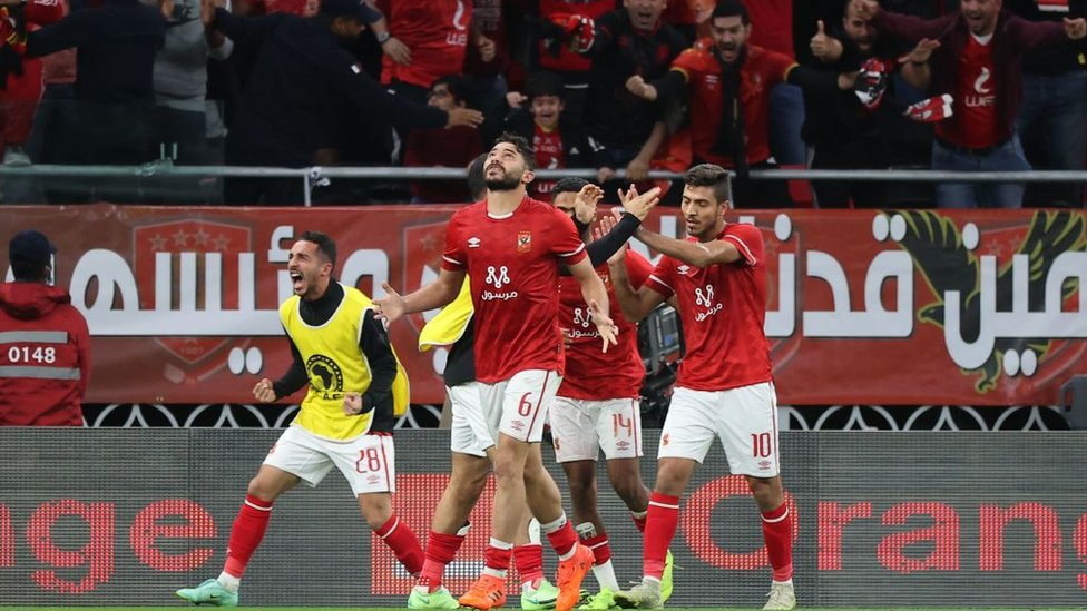 من مباراة سابقة للأهلي ضد الرجاء المغربي، 22 ديسمبر/كانون أول 2021