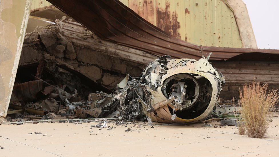 قاعدة الوطية في ليبيا صورة أرشيفية