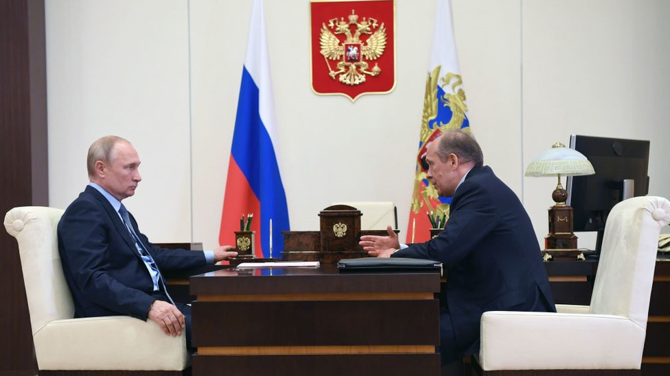 Vladimir Putin and Alexander Bortnikov