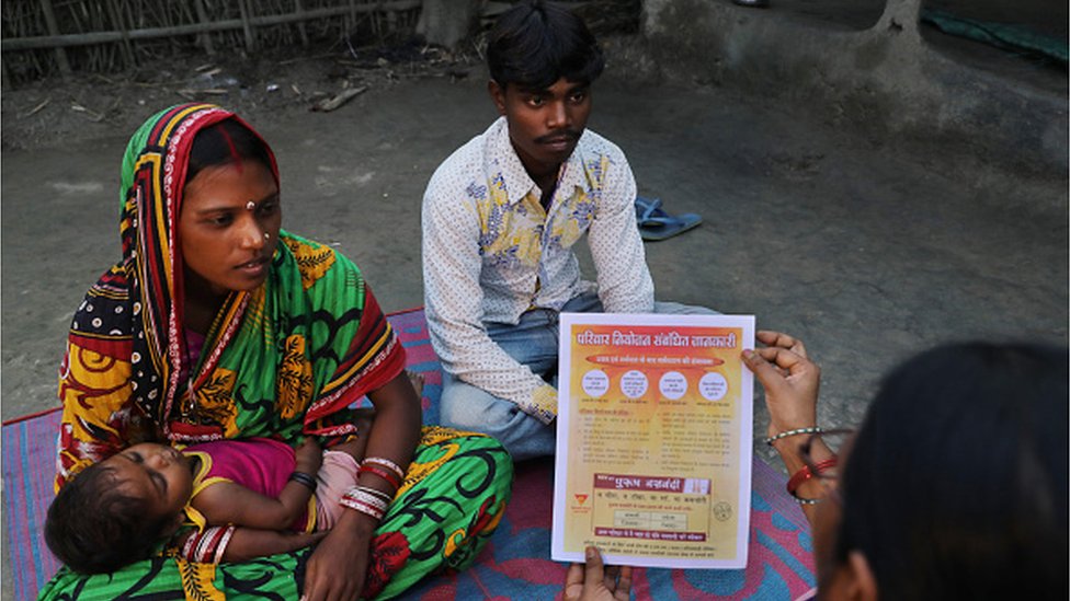 قلة فقط من الرجال في الهند يشاركون في برامج تنظيم الأسرة