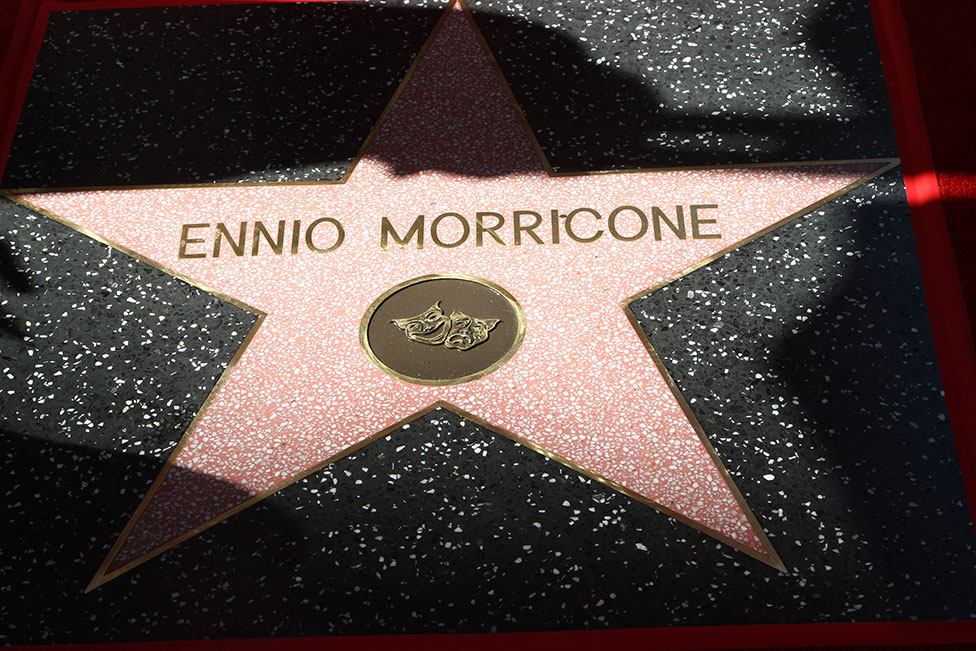 Ennio Morricone's star on The Hollywood Walk Of Fame