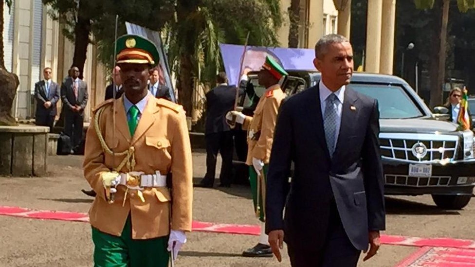 Барак Обама в Эфиопии