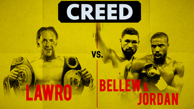 Creed actors try Lawro's predictions