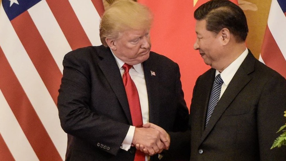 Donald Trump y Xi Jinping.