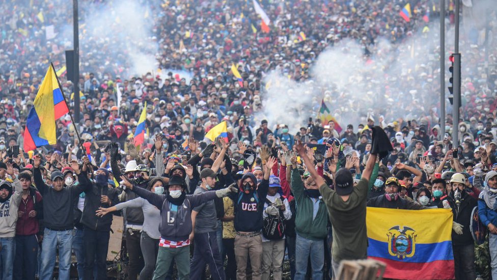 Protestas en Quito, 11 de octubre de 2019