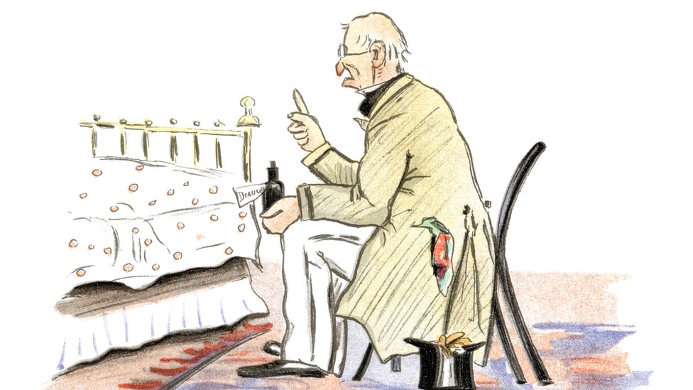 Los médicos de la Antigüedad utilizaban lo que tenían cerca para tratar el dolor, algunas veces con más efectividad que otras. Doctor antiguo