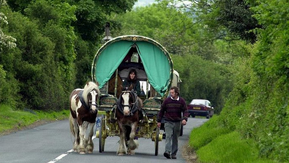 Romany Gypsy Vardo Caravan Waggon Days Atchin Tan Mugs Appleby Horse Fair set 6