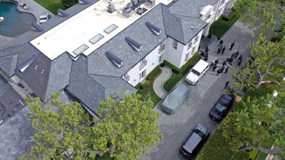 Aerial photo of home