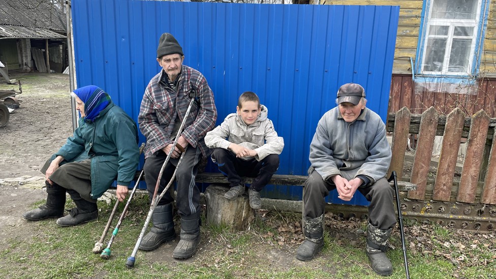 Lidiya Bilousova, Anatoliy Bilousova and Mykhaylo Dudko