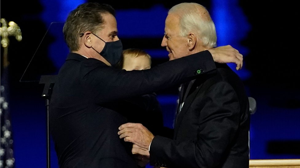 Joe Biden y Hunter Biden