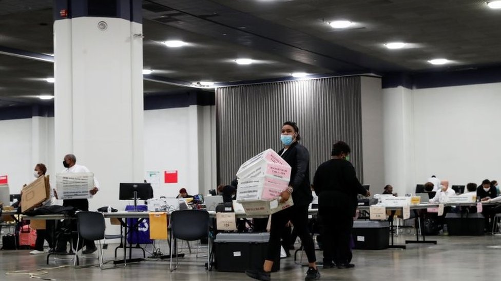 Vote counting in Michigan