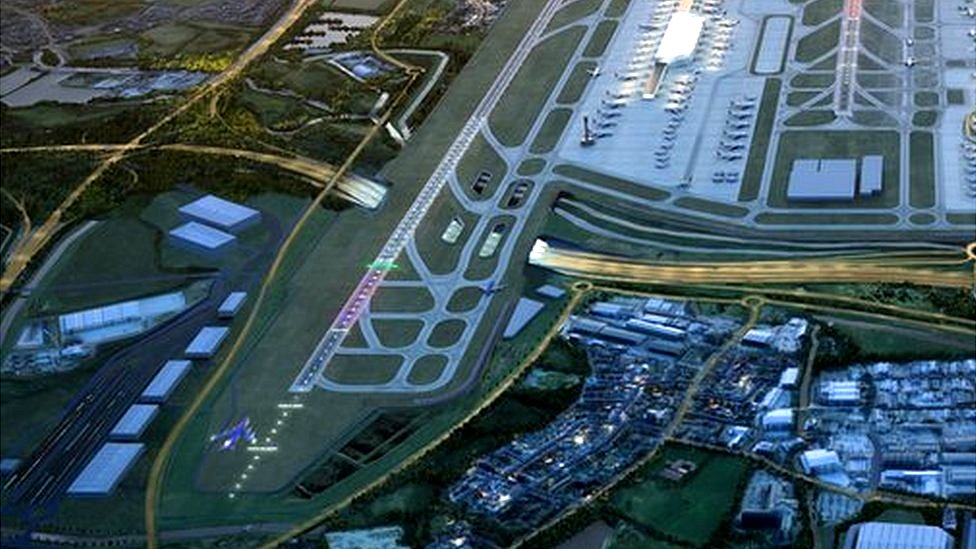 Визуализация архитекторами расширенного аэропорта Хитроу