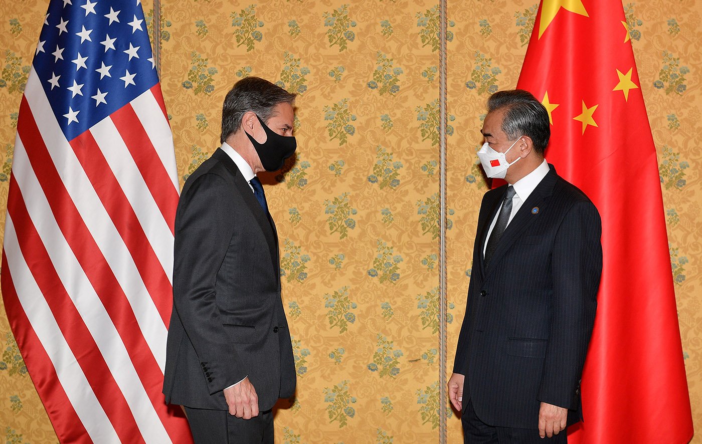 美國國務卿布林肯和中國外交部長王毅在意大利羅馬會面。