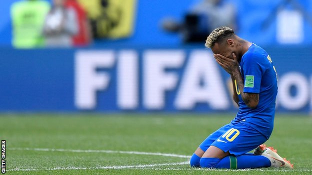 Neymar in tears