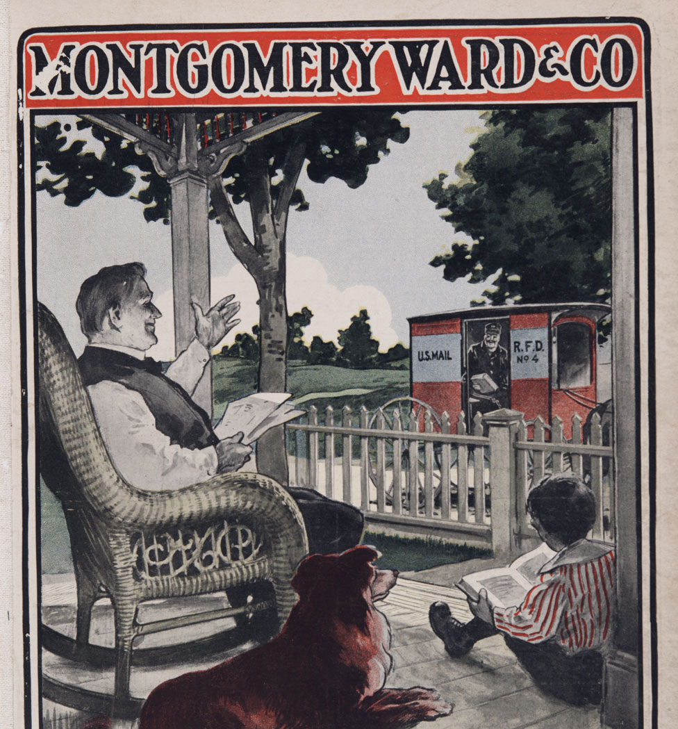 Un catálogo de la tienda Montgomery Ward