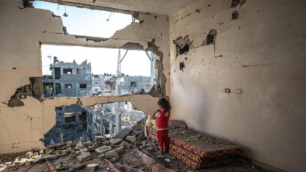 La casa destruida de una niña en Beit Hanoun, Gaza, el 24 de mayo.
