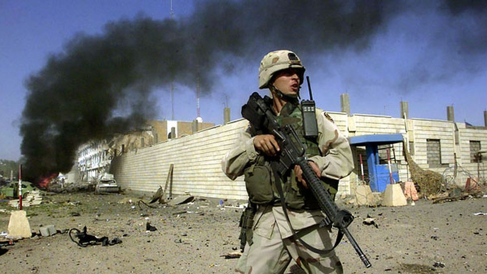 جندي أمريكي في العراق