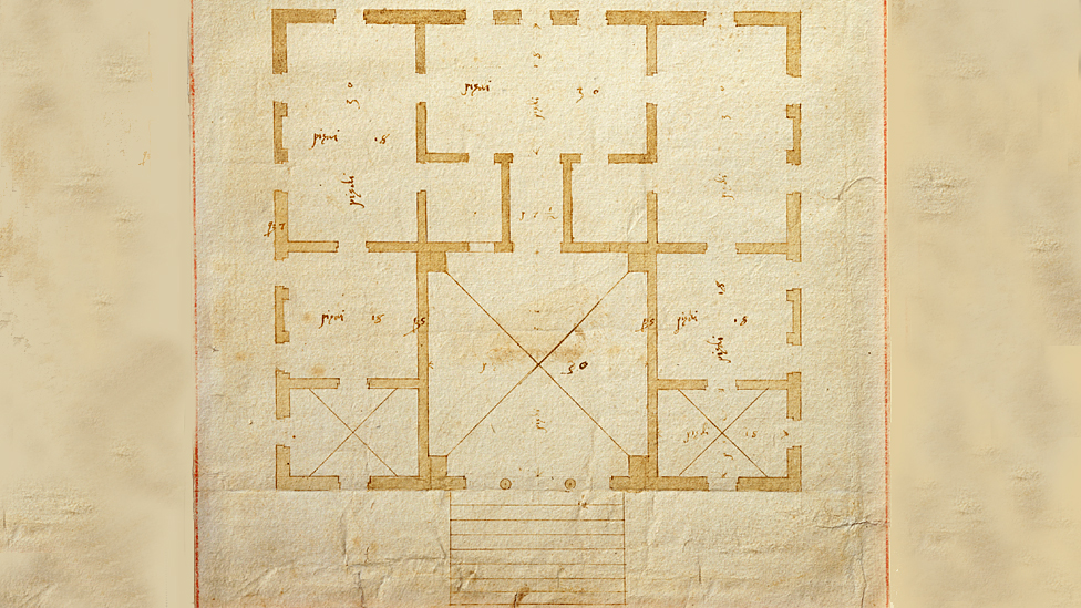 Дизайн виллы Вальмарана, Вигардоло - Андреа Палладио, около 1560 г.