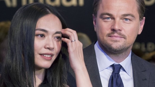Chinese actress Yao Chen, left, and US Actor Leonardo DiCaprio