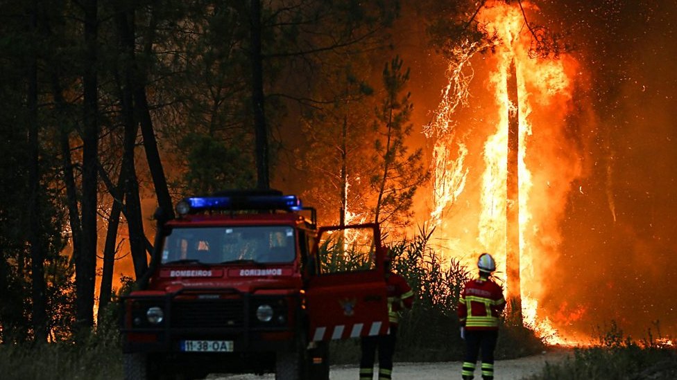 Europe wildfires: Heatwave fuels blazes across the continent