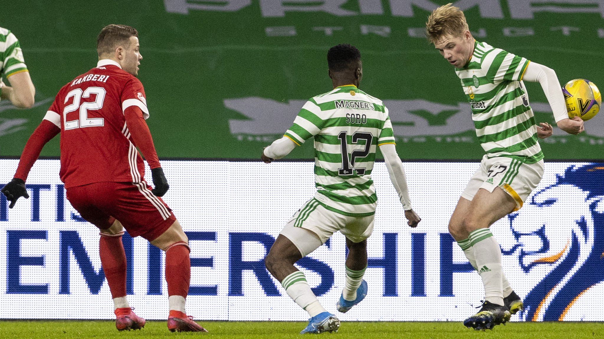 Celtic 1-1 Aberdeen: Penalty call irks Dons boss Derek McInnes