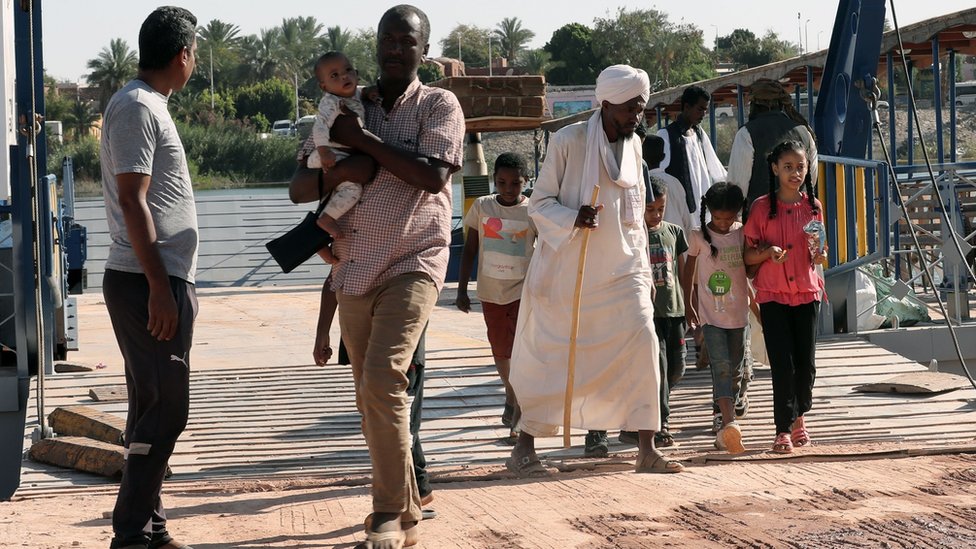 لاجئون في السودان.