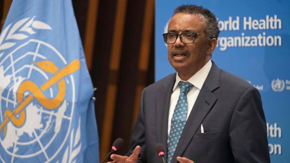 Kepala WHO dr. Tedros Adhanom Ghebreyesus