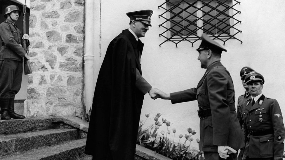 Ante Pavelić sa Adolfom Hitlerom 1941. godine