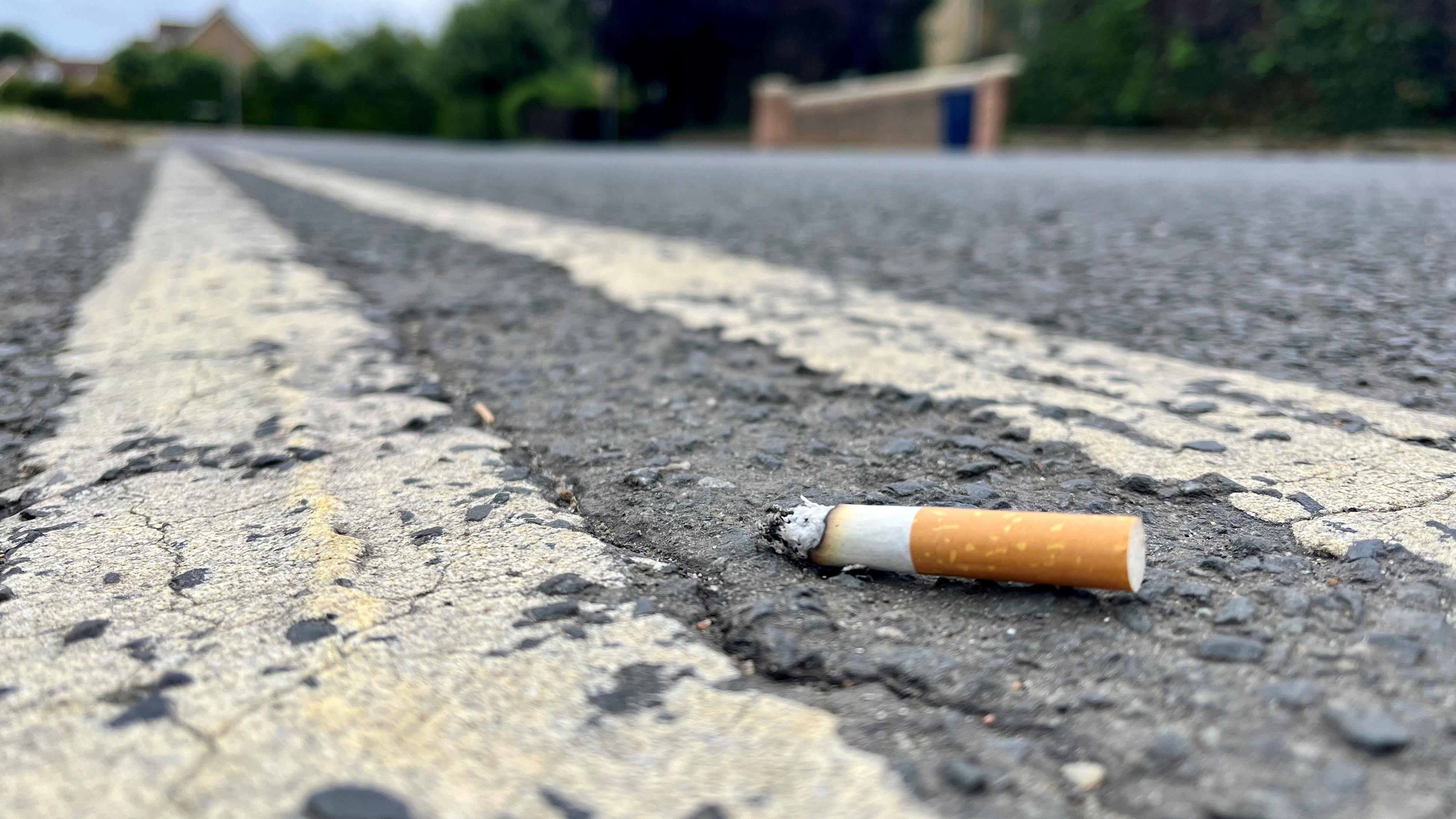 throwing cigarette Whittlesford Service Station smoker fined £400 for throwing butt