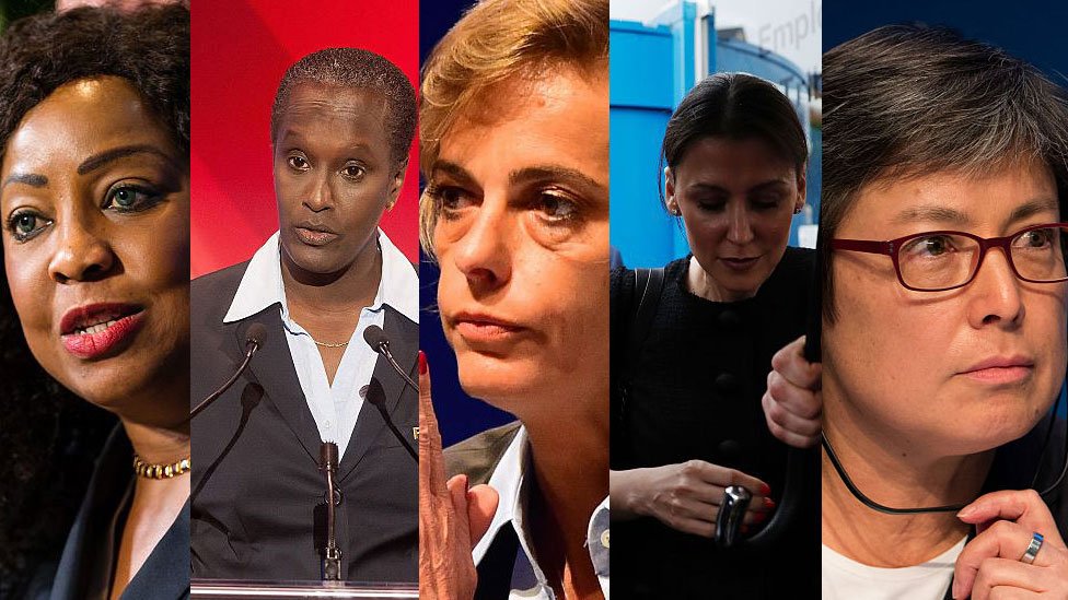 Fatma Samba Diouf Samoura, Lydia Nsekera, Florence Hardouin, Marina Granovskaia y Moya Dodd